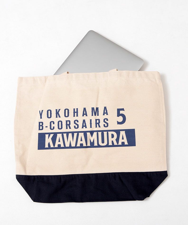 背番号トートバッグ | YOKOHAMA B-CORSAIRS OFFICIAL SHOP(横浜ビー 