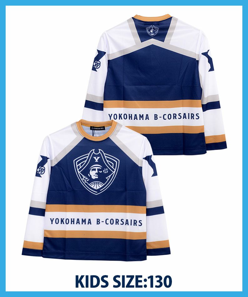 SALE】B-CORSAIRS キッズホッケーシャツ【130】 | YOKOHAMA B-CORSAIRS 