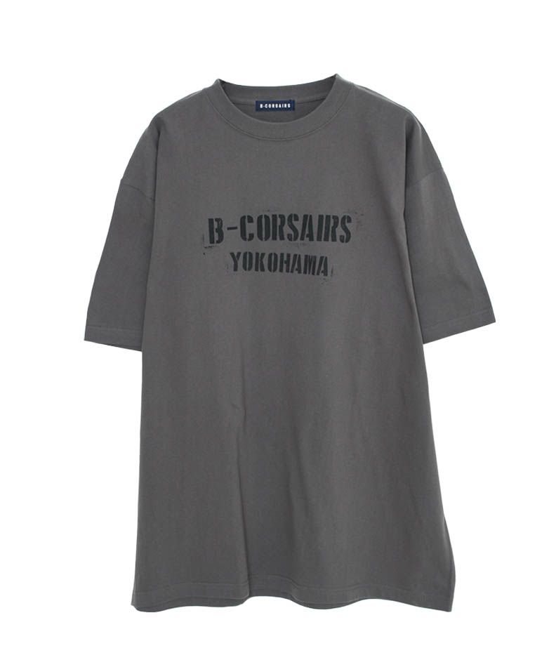 B-CORSAIRS かすれロゴTEE/全2色【BC】 | YOKOHAMA B-CORSAIRS 