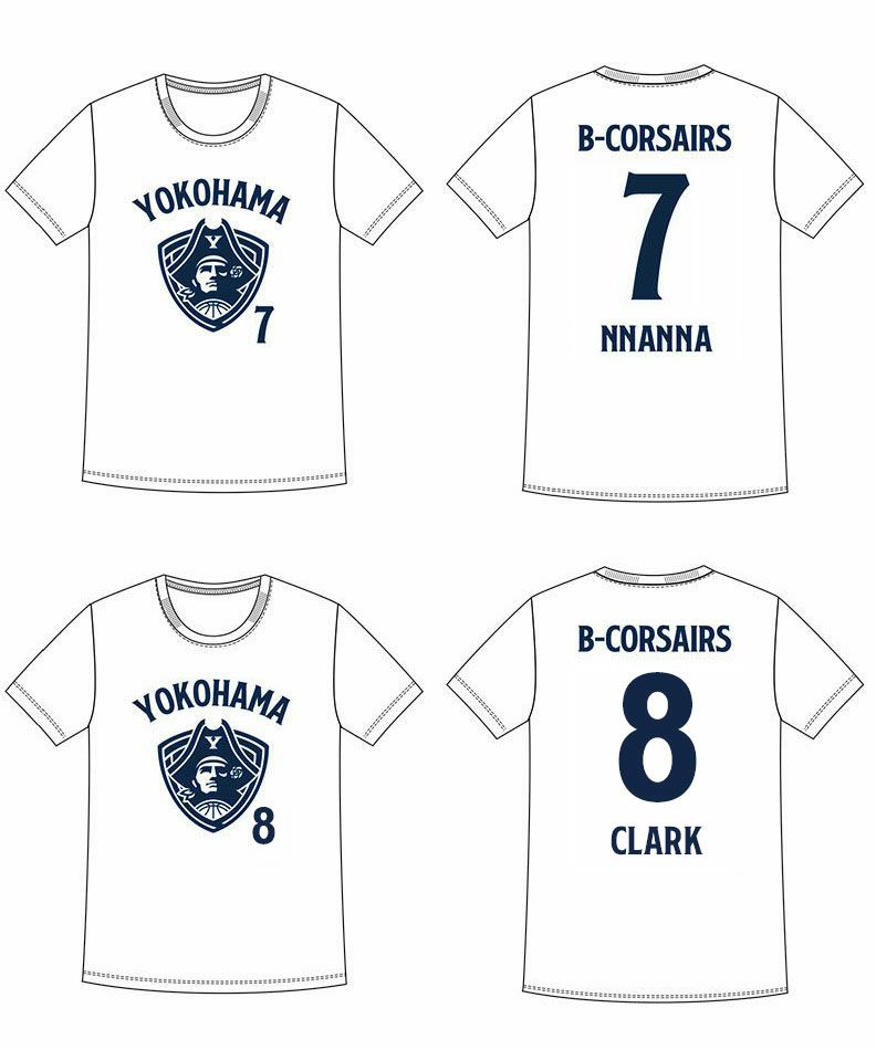 選手Tシャツ/全11選手 | YOKOHAMA B-CORSAIRS OFFICIAL SHOP
