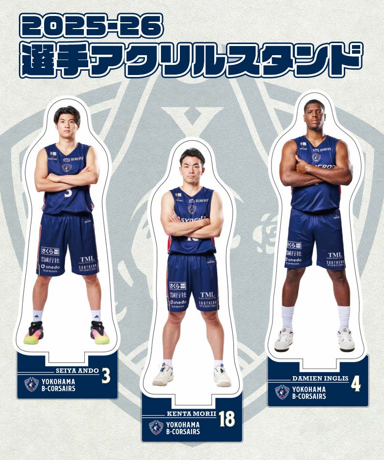 受注販売】【2月上旬より順次発送】2025-26選手BIGアクリルスタンド